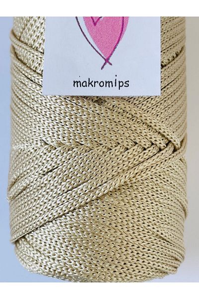 Makromİps 1. Κορδόνι μακραμέ πολυστερικής ποιότητας Premium - 100g 1,5mm Χομπί πλεκτή τσάντα χειρός