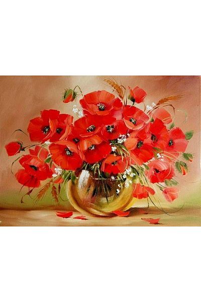 dialands VAZODAKİ 65x47cm Flower Patterned DM211