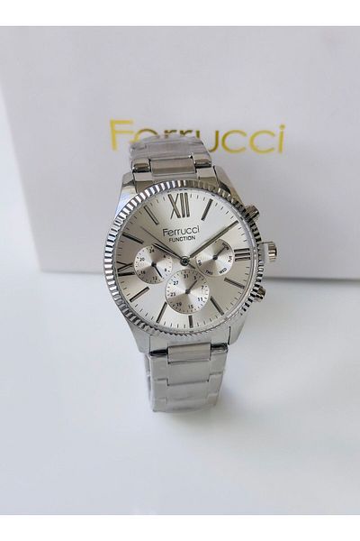 Ferrucci FERRUCCi̇ men's Silver Wristwatch