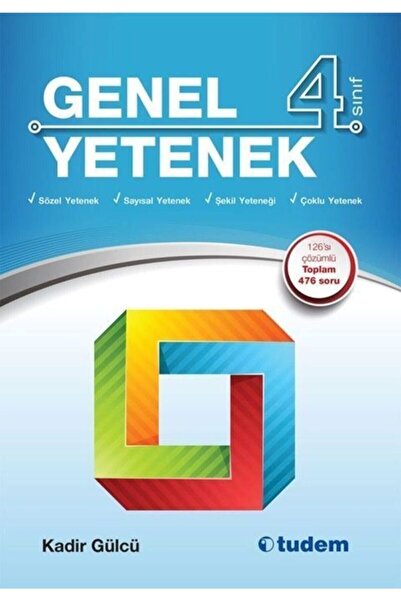 Tudem Yayınları 4. Sınıf Genel Yetenek Kadir Gülcü Soru Bankası
