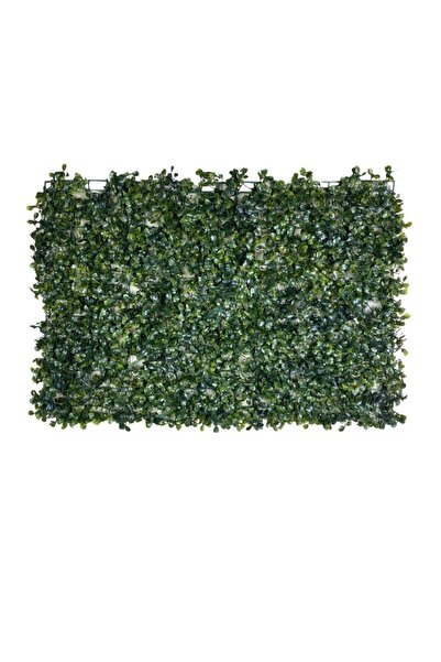 Cihan Çiçekçilik 10'lu Yapay Çiçek Duvar Kaplama Panel Şimşir Tabaka 40x60 Cm