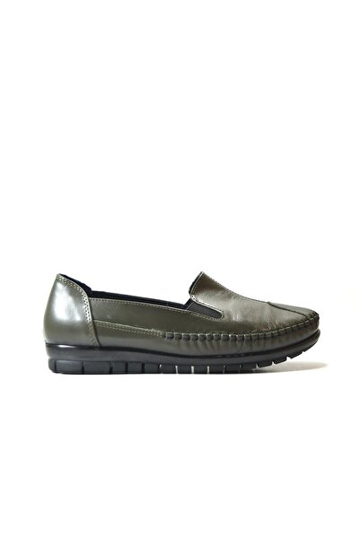 Onlo Ayakkabı 41 Справжня шкіра Темно-зелені ортопедичні жіночі черевики