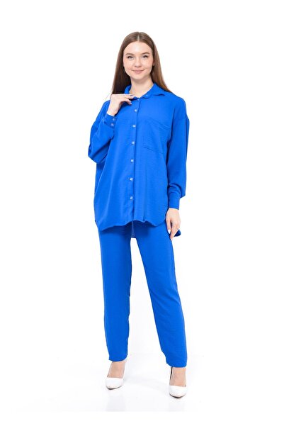 Nuseel طقم قميص وبنطلون Aerobin للسيدات من الأعلى إلى الأعلى مكون من قطعتين