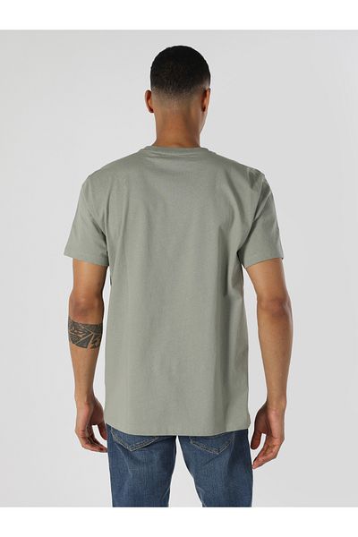 Colin's Comfort Fit Crew Neck Basic Green Tricou cu mânecă scurtă pentru bărbați Cl 1057072