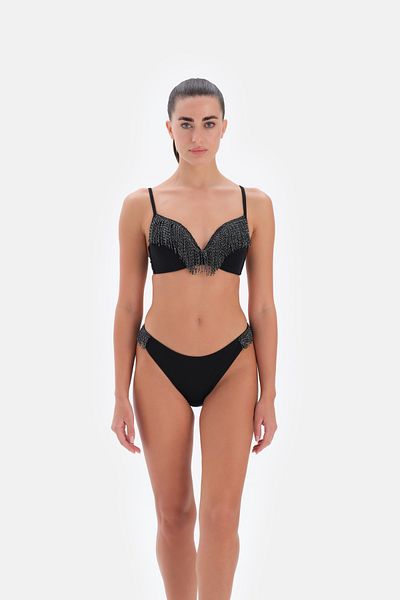 Eros 3333Bk Modell Bedeckter Schwarzer Bikini - Tk