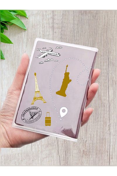Gempo 2 Pieces Universal Model Waterproof Transparent Passport Case - Container Set