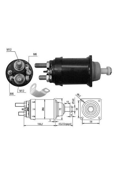 ÖLMEZ OTO YEDEK PARÇA STARTER AUTOMATIC 24V MERCEDES BENZ ACTROS SNLS 258A