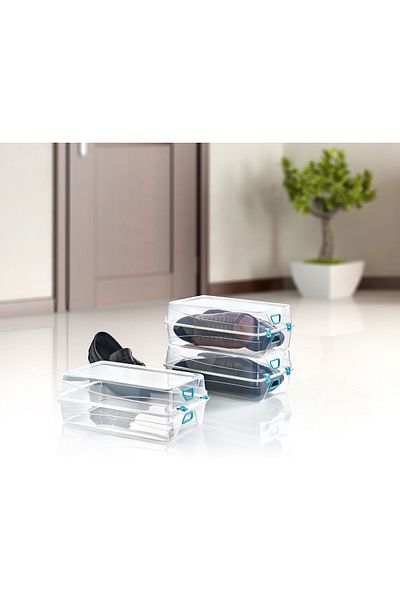 simplicity Men's Shoe Organizer Set of 5