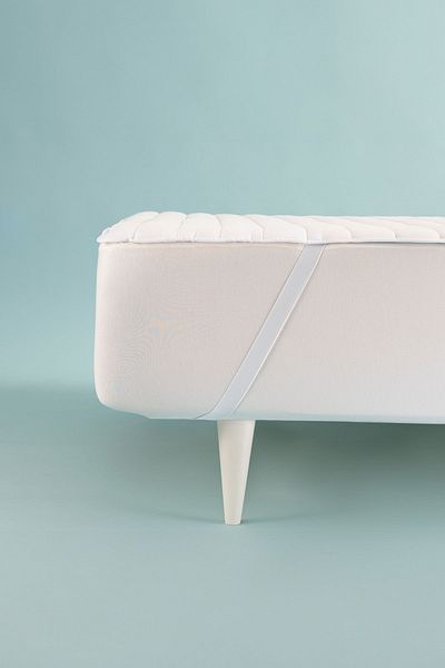 OTHELLO Rosy White Bed Mattress - Quilted and Elastic, 120x200 Cm
