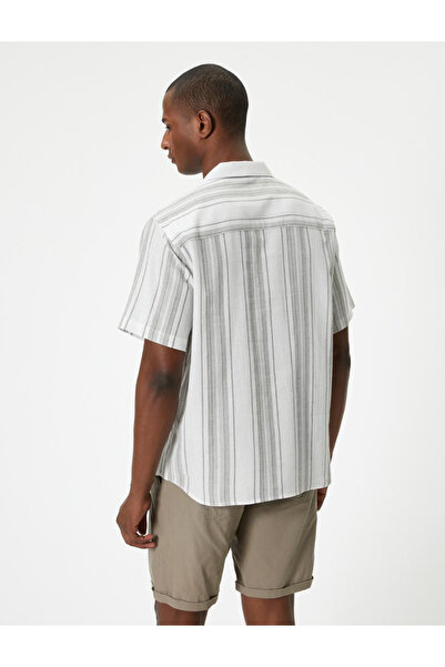 Koton Pánská khaki košile - model 4sam60035hw