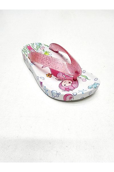 GEZER Children's Summer Mermaid Flip Flops Beach Slippers
