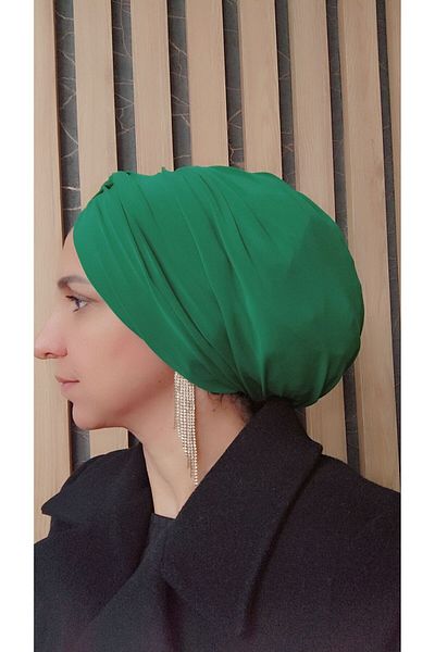 ABB Hijab Clothing Meryemcebone Green Bonnet