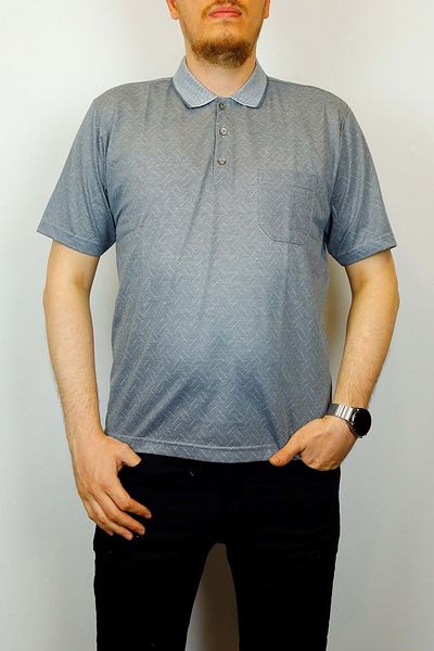 TANİŞ GİYİM Bumbac Jacquard - Tricou clasic cu buzunar cu gât polo