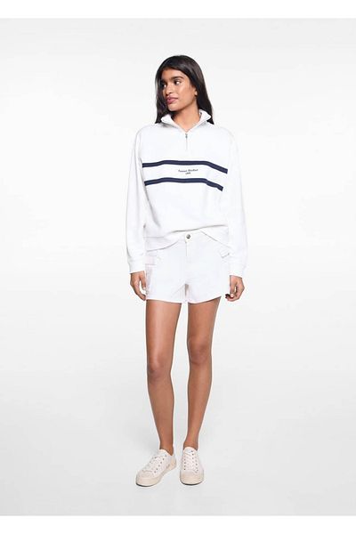 Mango Teen White Shorts for Kids