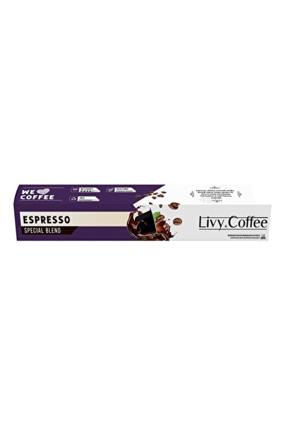 Livy Coffee Alüminyum Nespresso Uyumlu Kapsül Kahve Special Blend 10 Kapsül