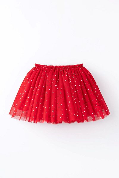 Banamio Twinkle Silver Star Detailed Lined Tutu Skirt (23 APRIL - REPUBLIC HONESTY)