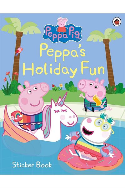 Peppa Pig كتاب ملصقات ممتع للعطلات من بيبا