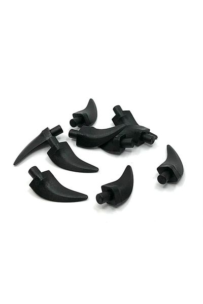 LEGO Creator Accessory Moc Custom Claw Medium Size Claw Horn Tooth Black 4 Pieces Will Be Sent