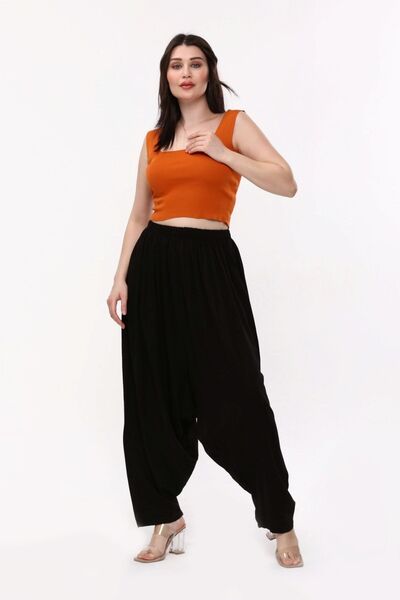 Genel Markalar Viskon Kumaş Siyah Yöresel Şalvar