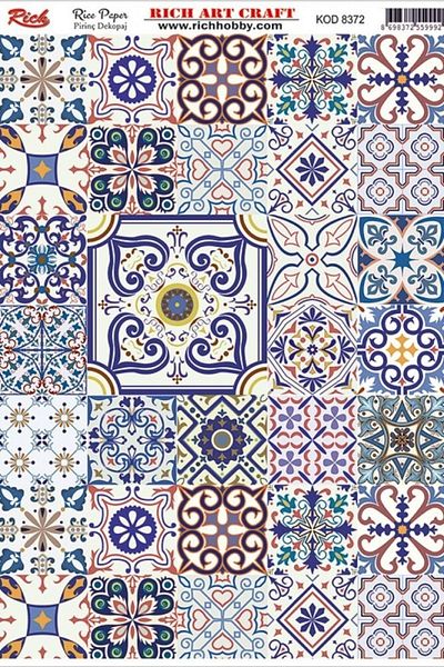 Rich Rice Decoupage Paper Code:8372