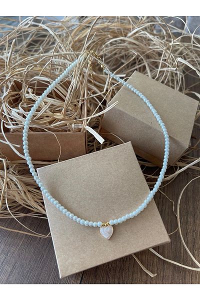 Stoneday Gold Detailed Pearlescent Special Design Pearl Necklace