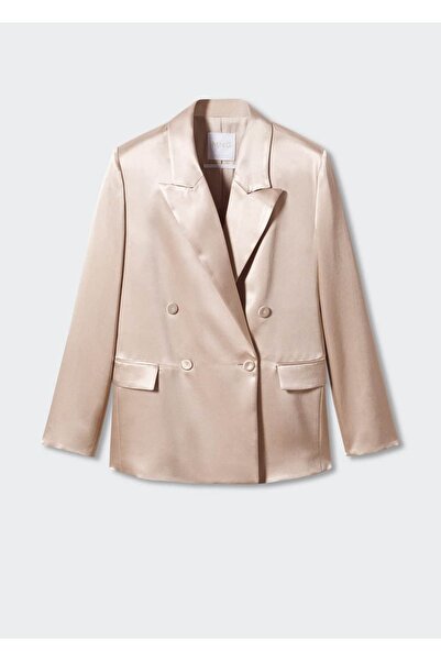 MANGO Woman Szatén blézer dzseki
