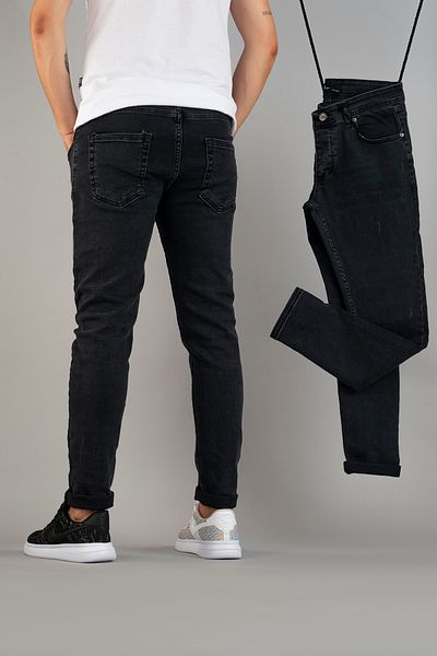 bombe Férfi Slim Fit Lycra Nails Farmer nadrág füstölt