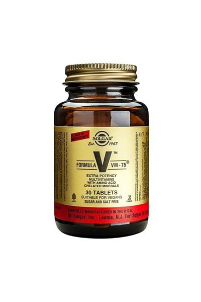 Solgar Vm 75 Multivitamin 30 Tablets