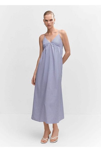 MANGO Woman Crosskleid mit Baumwollrücken