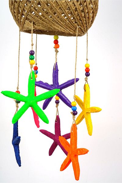 incirop Wind Chime Μεγάλο Μέγεθος Πολύχρωμο Στολίδι Αστερίας