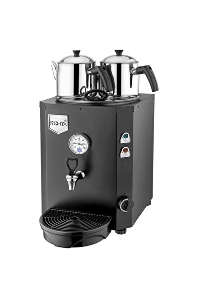 Remta Çay Ocağı Kazanı 23 Lt 2 Demlik Elektrikli Siyah Şamandıralı