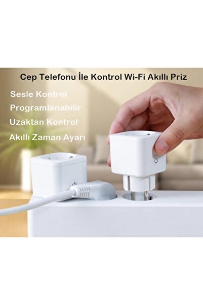 Ucuz Geldi Akıllı Priz | Uzaktan Kontrol | Programlanabilir | Zaman Ayarlı | Sesle Kontrol | 16a Cata Wifi Priz