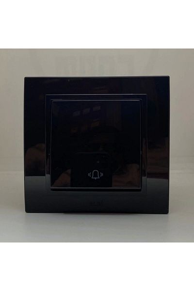 ELBİ Zena Bell Switch (Bell Button) Framed Black