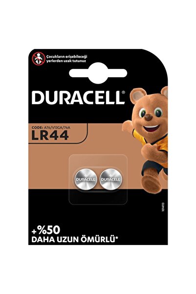 Duracell Lr44 1.5 Volt Düğme Pil (2Lİ PAKET)