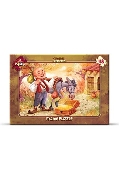Art Puzzle أحجية إطار فني للأطفال Keloğlan 48 قطعة