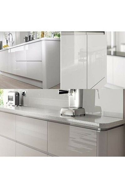 MASTER DESIGNER Cabinet Covering Foil Glossy White 100cmx6m Lacquer Appearance Self Adhesive