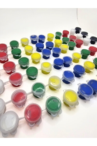 TARÇIN BOYAMA ATÖLYESİ Akrilik Boya (3'ER ML HAZNEDE 6 FARKLI ANA RENK AKRİLİ...