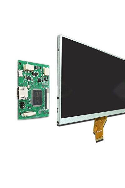 Raspberry Pi 7 Inch Ips 1024x600 Çözünürlüklü Dokunmatik Lcd ( Uyumlu Denetleyici Kart)