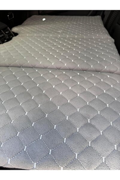 Shop-set - Oto Arka Koltuk Yatak 70*130 Cm - Gümüş Gri Tay Tüyü