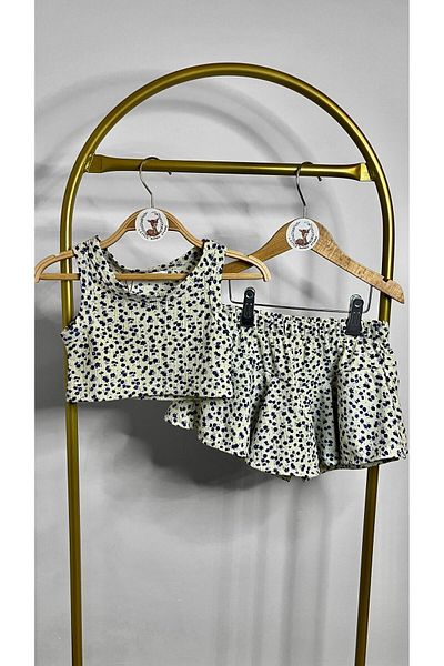 Bambi Kids طقم شورت وتنورة قصيرة