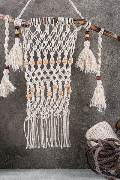 Bevella Macrame Cord 3 Twist Twisted Premium Μαύρο Σχοινί Μακραμέ - 3 mm, 250 γρ