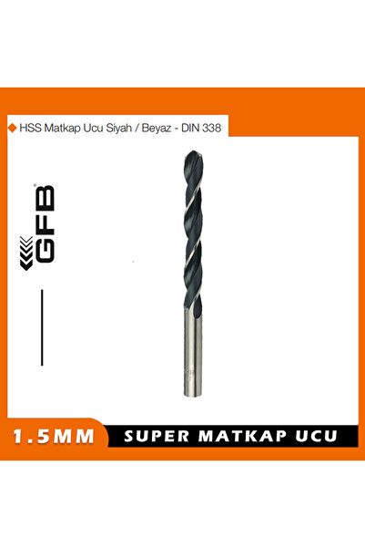 GFB 1.5mm Hss Matkap Ucu