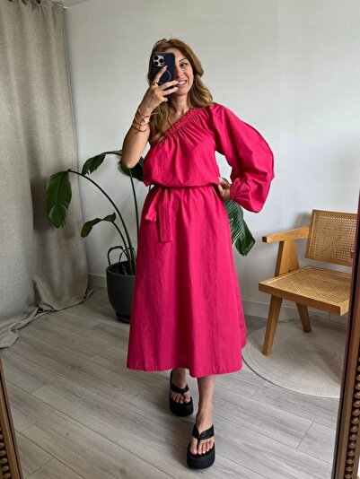 BENASSI Tek Kol Elbise