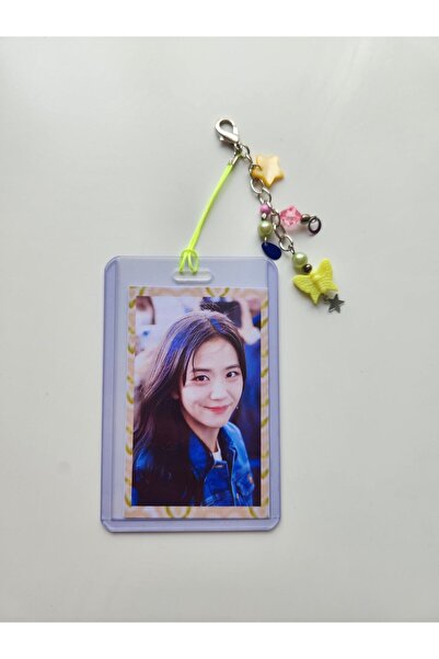 Güneş Kırtasiye Blackpink Jisoo Charmlı Holder Toploader Fotokart dahil