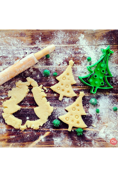 3DreaMaker كوكيز عيد الميلاد وشجرة لب السكر - قالب