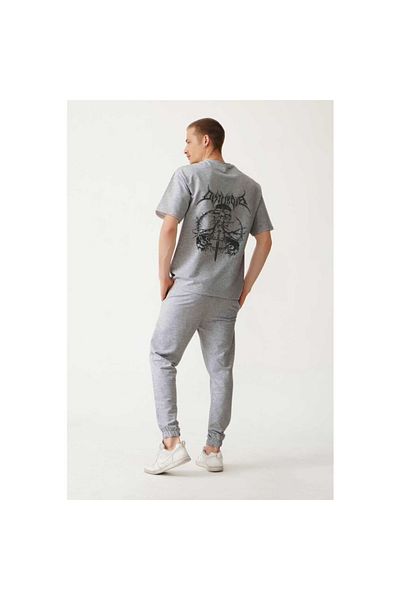 LAND MODA Σετ μπλουζάκια και φούτερ LUNAVISTA Skeleton Print