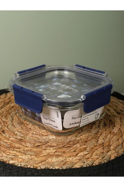 Viyalente 2 Lock & Lock Airtight Glass Storage Container 750 ml| 400°C Safe as Heat