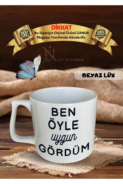 zanur 11 Kinds of Options Themed Mug Cup - I Saw So Suitable