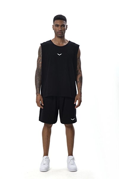 LAND MODA Set de pantaloni scurți cu imprimeu Atlanta Eagle