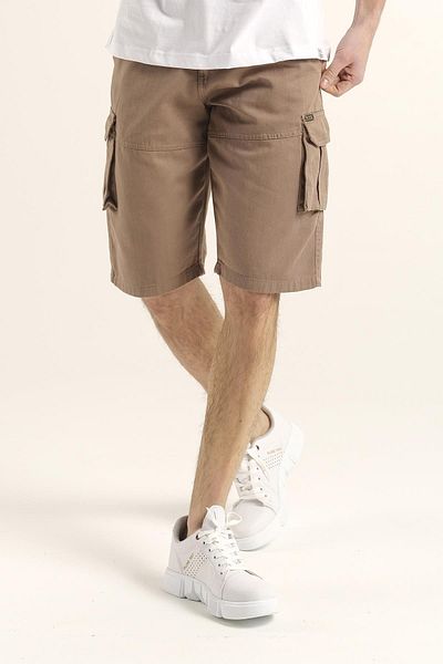 Oksit Ανδρικό κάπρι Bermuda Alfred Gabardine Slim Fit Linen Cargo Pocket